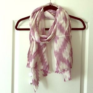 Lavender ikat scarf